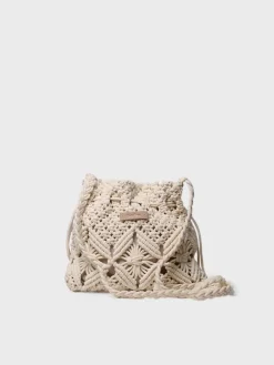 Toni Pons Bolsos | MIREIA - Bolso tipo bombonera en macramé | MIREIA