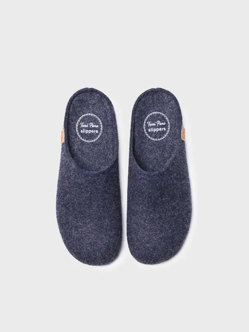 Toni Pons Slippers | MONA-FR - Zapatilla tipo zueco para mujer en fieltro reciclado | MONA-FR
