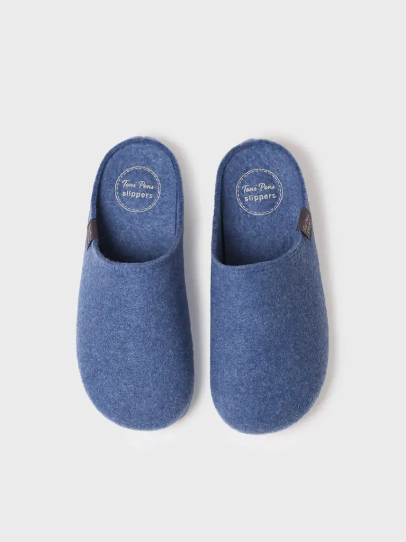 Toni Pons Slippers | MONA-FR - Zapatilla tipo zueco para mujer en fieltro reciclado | MONA-FR