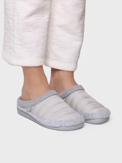 Toni Pons Slippers | MORA-TK - Zapatilla tipo zueco para mujer en tejido acolchado y fieltro | MORA-TK