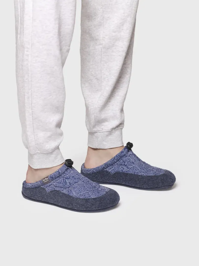 Toni Pons Slippers | NADIR-UM - Zapatilla tipo zueco para hombre en tejido acolchado y fieltro | NADIR-UM