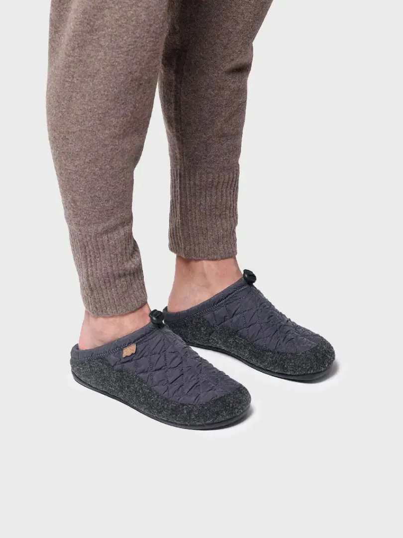 Toni Pons Slippers | NADIR-UM - Zapatilla tipo zueco para hombre en tejido acolchado y fieltro | NADIR-UM