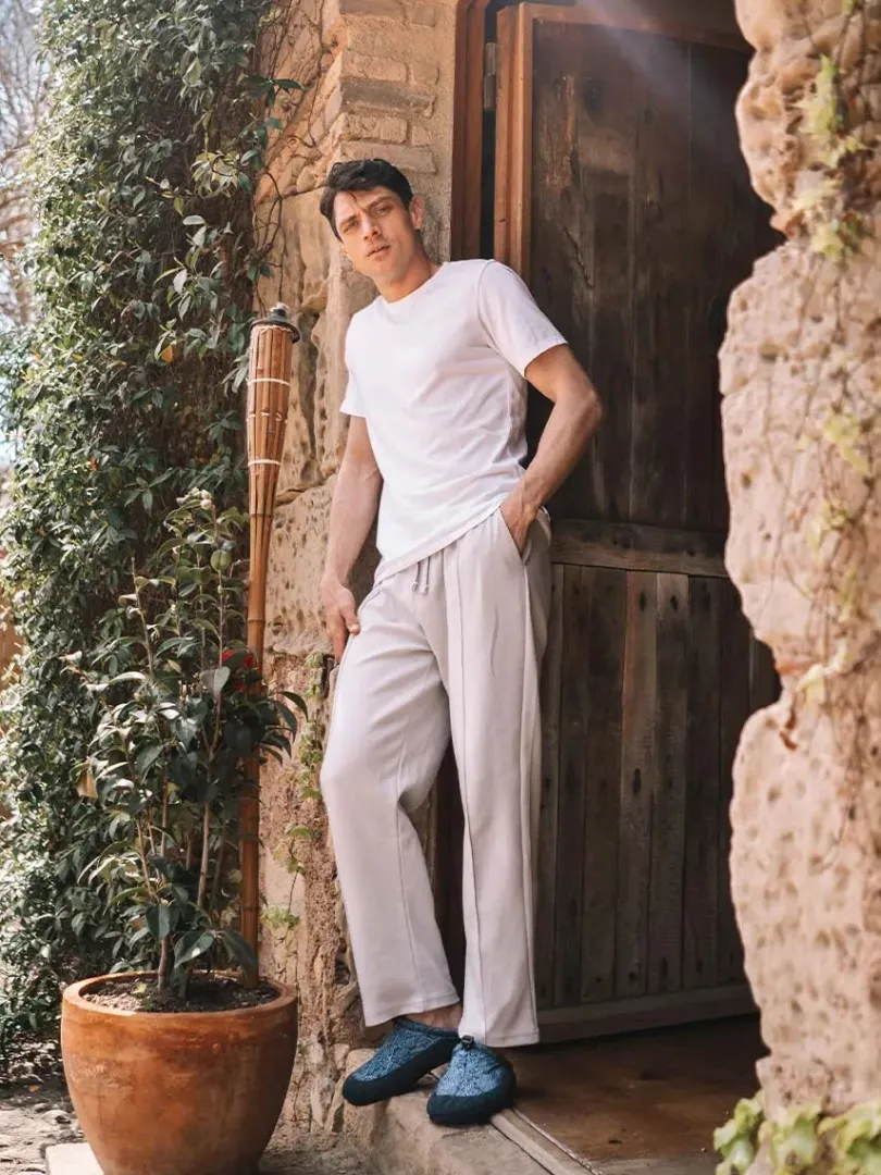 Toni Pons Slippers | NADIR-UM - Zapatilla tipo zueco para hombre en tejido acolchado y fieltro | NADIR-UM