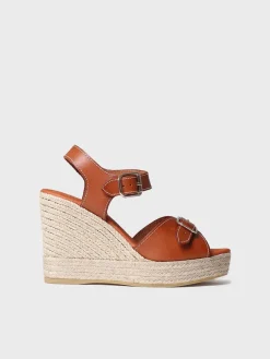 Toni Pons Cuñas Altas | Plataformas | OLGA - Alpargata de mujer en piel con cuña alta | OLGA