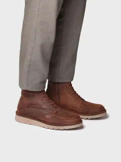 Toni Pons Zapatos Y Botines | ORIOL-SW - Botín de piel para hombre con cordones | ORIOL-SW