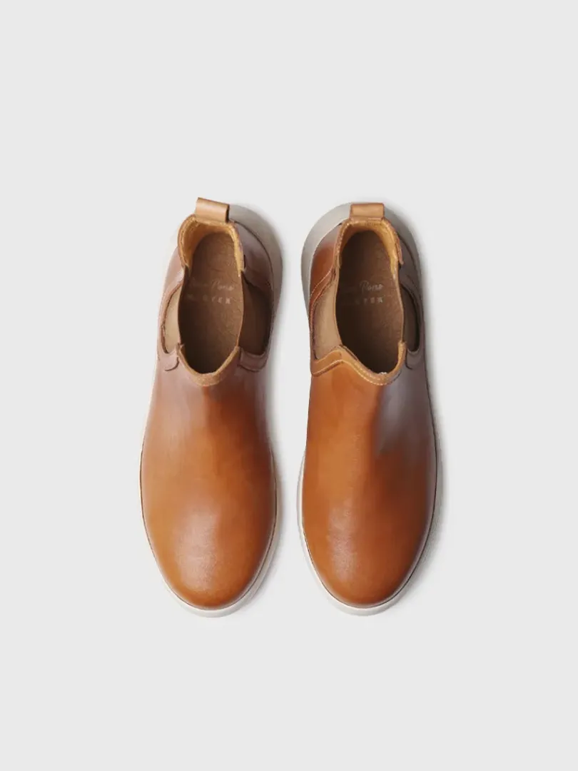 Toni Pons Botines Y Zapatos | PADUA - Botín de piel para mujer con elásticos laterales | PADUA