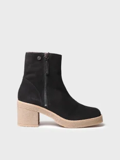 Toni Pons Botines Y Zapatos | PERU-SY - Botín de tacón ancho para mujer en serraje | PERU-SY