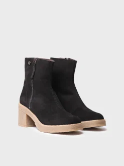 Toni Pons Botines Y Zapatos | PERU-SY - Botín de tacón ancho para mujer en serraje | PERU-SY