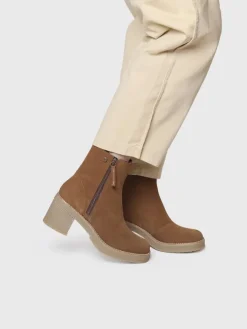 Toni Pons Botines Y Zapatos | PERU-SY - Botín de tacón ancho para mujer en serraje | PERU-SY