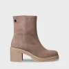 Toni Pons Botines Y Zapatos | PIANI-SY - Botín de tacón ancho para mujer en serraje | PIANI-SY