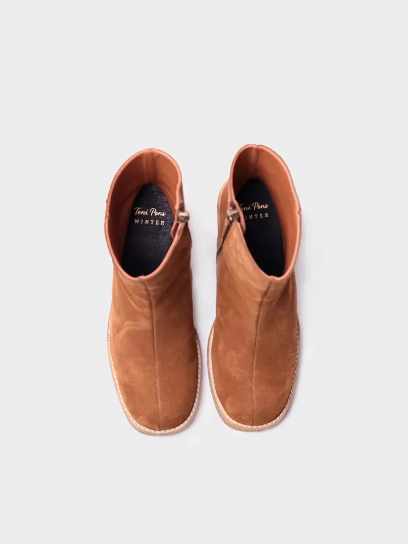 Toni Pons Botines Y Zapatos | PIANI-SY - Botín de tacón ancho para mujer en serraje | PIANI-SY