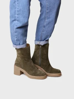 Toni Pons Botines Y Zapatos | PIANI-SY - Botín de tacón ancho para mujer en serraje | PIANI-SY