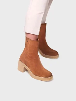 Toni Pons Botines Y Zapatos | PIANI-SY - Botín de tacón ancho para mujer en serraje | PIANI-SY