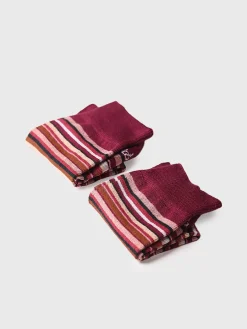 Toni Pons Calcetines Y Pinkies | QUEL-BR - Calcetines unisex en algodón a rayas | QUEL-BR