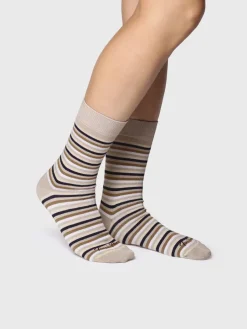 Toni Pons Calcetines Y Pinkies | QUEL-BR - Calcetines unisex en algodón a rayas | QUEL-BR
