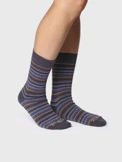 Toni Pons Calcetines Y Pinkies | QUEL-BR - Calcetines unisex en algodón a rayas | QUEL-BR