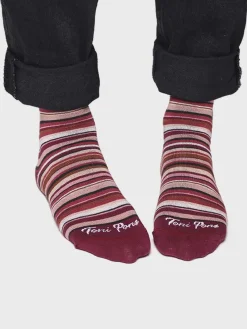 Toni Pons Calcetines Y Pinkies | QUEL-BR - Calcetines unisex en algodón a rayas | QUEL-BR