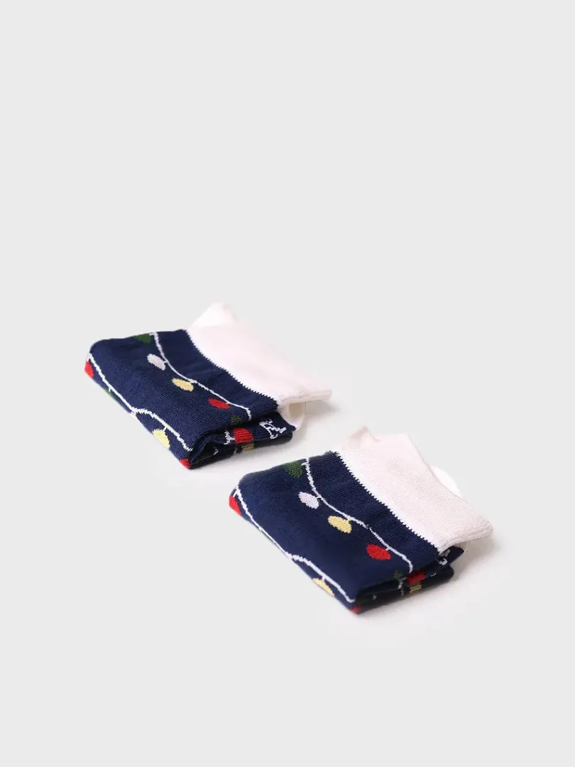 Toni Pons Calcetines Y Pinkies | QUEL-ND - Calcetines unisex en algodón con motivos navideños | QUEL-ND