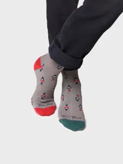 Toni Pons Calcetines Y Pinkies | QUEL-ND - Calcetines unisex en algodón con motivos navideños | QUEL-ND