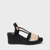 Toni Pons Cuñas Medias | Abiertas | SELVA-IP - Alpargata de mujer en tejido trenzado con cuña tintada | SELVA-IP
