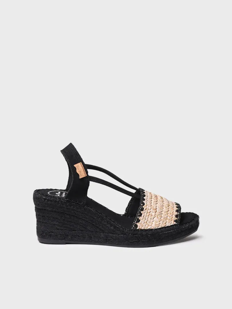 Toni Pons Cuñas Medias | Abiertas | SELVA-IP - Alpargata de mujer en tejido trenzado con cuña tintada | SELVA-IP