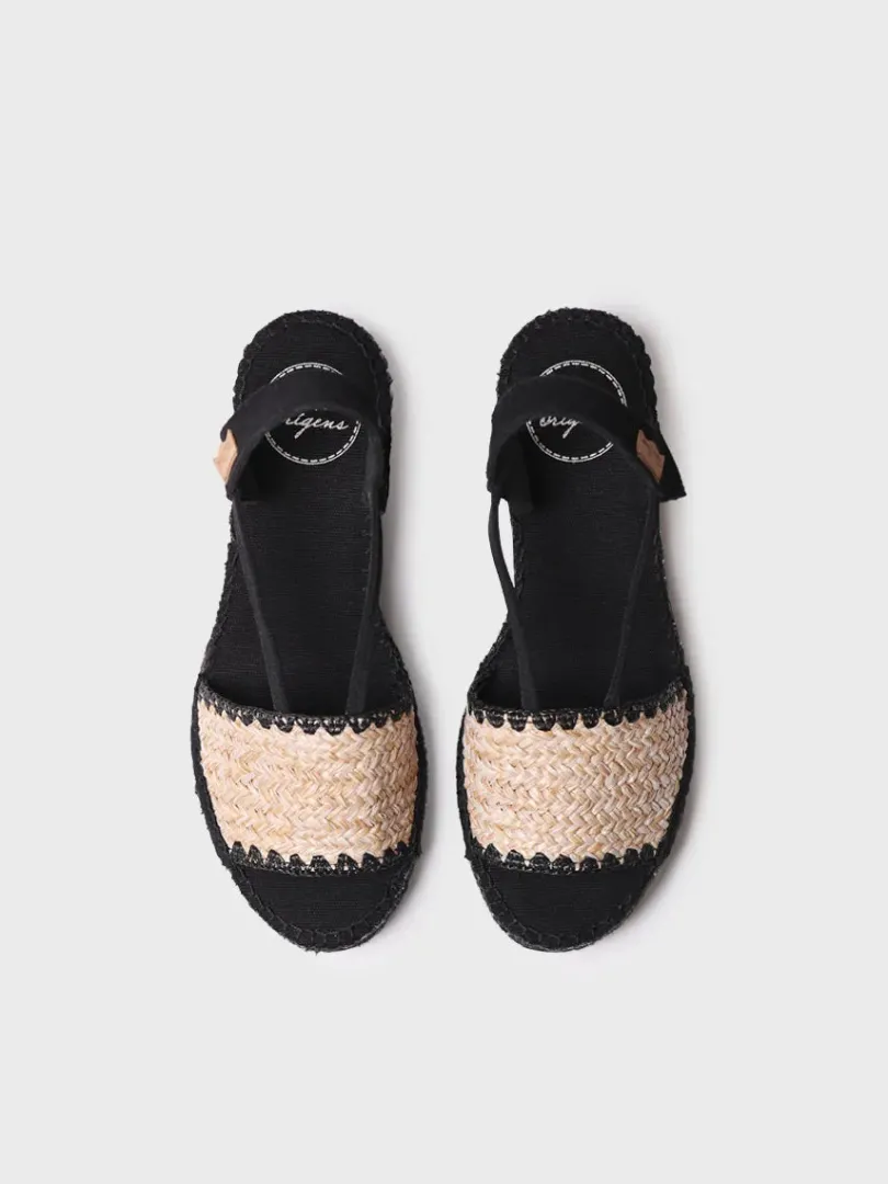 Toni Pons Cuñas Medias | Abiertas | SELVA-IP - Alpargata de mujer en tejido trenzado con cuña tintada | SELVA-IP