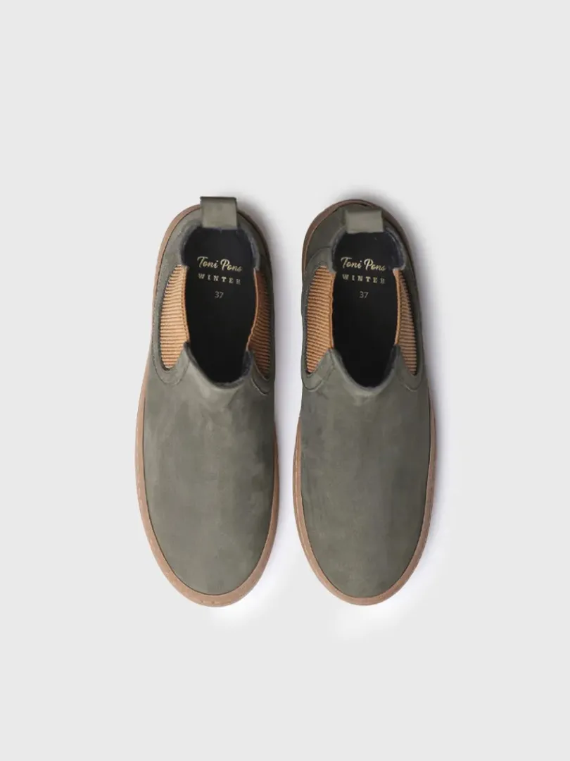 Toni Pons Botines Y Zapatos | SERRA - Botín para mujer en piel nobuk con elásticos laterales | SERRA