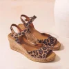 Toni Pons Cuñas Medias | Abiertas | SIA-P - Alpargata de cuña para mujer en piel | SIA-P
