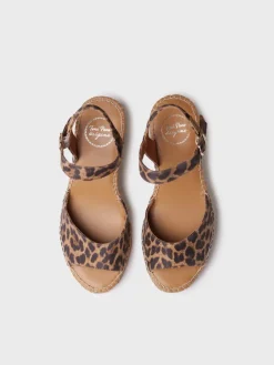 Toni Pons Cuñas Medias | Abiertas | SIA-P - Alpargata de cuña para mujer en piel | SIA-P