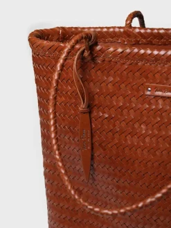 Toni Pons Bolsos | SIMONA - Bolso shopper en cuero trenzado con bolsillo interior | SIMONA