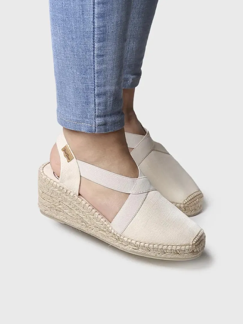 Toni Pons Cuñas Medias | Cerradas | TER - Alpargata de cuña media vegana | TER