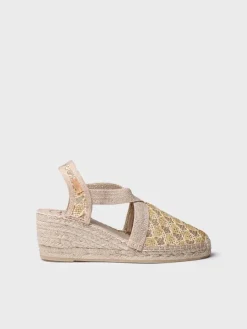 Toni Pons Cuñas Medias | Cerradas | TERRA-TT - Alpargata vegana de mujer en tejido multicolor con cuña | TERRA-TT