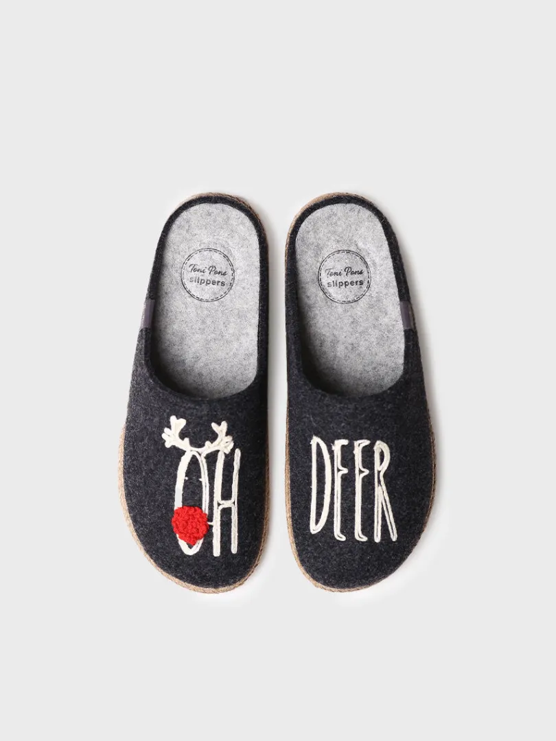 Toni Pons Slippers | TOBI-DR - Slippers para hombre en fieltro | TOBI-DR