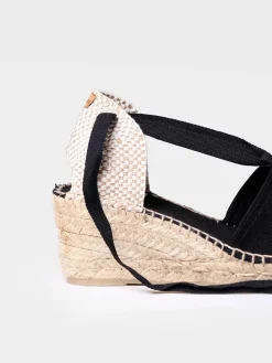 Toni Pons Cuñas Medias | Cerradas | VALENCIA - Alpargata valenciana con vetas para mujer | VALENCIA