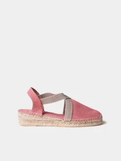 Toni Pons Cuñas Medias | Cerradas | VERDI-V - Alpargata vegana plana para mujer en tejido de algodón | VERDI-V